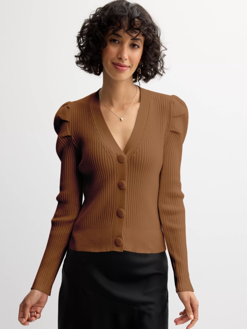 Industry Brown Cardigan L